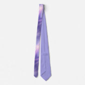 Lila Ocean Mermaid Neck Tie Krawatte (Rückseite)