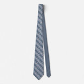 Lila Ocean Mermaid Neck Tie Krawatte (Vorderseite)