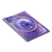 Lila Ocean Mermaid Notebook Notizblock (Rechte Seite)
