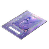 Lila Ocean Mermaid Notebook Notizblock (Linke Seite)