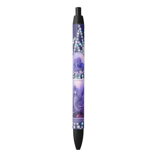 Lila Ocean Mermaid Pen Kugelschreiber (Vorderseite Vertikal)