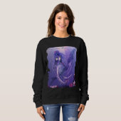 Lila Ocean Mermaid Sweatshirt (Vorne ganz)