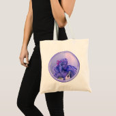 Lila Ocean Mermaid Tote Bag Tragetasche (Vorderseite (Produkt))