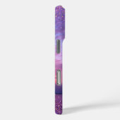 Lila Ocean Sunset Foto Skriptname Confetti Case-Mate iPhone Hülle (Rückseite / Rechts)