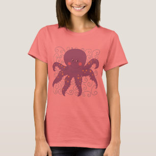 Lila Octopus-T - Shirt und -Geschenke