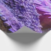 Lila Octopusverpackungspapier Geschenkpapier (Ecke)