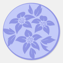 Lila oder Lavendel-Umschlag Aufkleber / Geschenkta