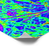 lila offene Mundöffnung Poster (Ecke)