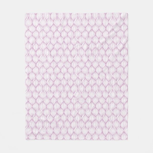 Lila ogee stripes Musterhintergrund Fleecedecke (Vorderseite)