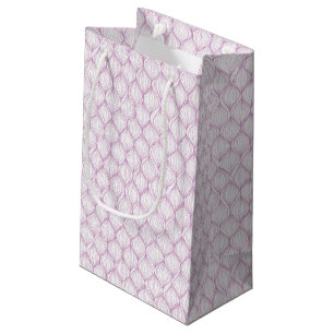 Lila ogee stripes Musterhintergrund Kleine Geschenktüte