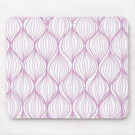 Lila ogee stripes Musterhintergrund Mousepad (Vorne)