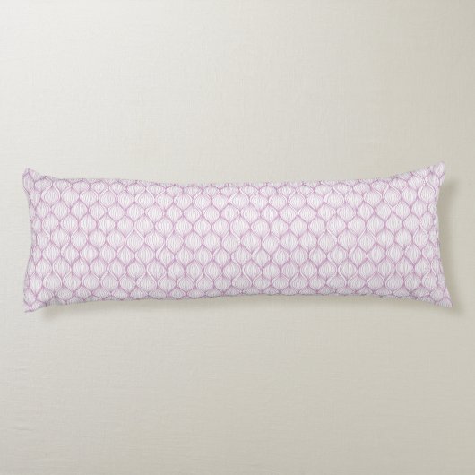 Lila ogee stripes Musterhintergrund Seitenschläferkissen (Rückseite)