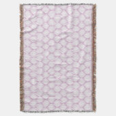 Lila Ogestreifen-Muster Decke (Vorderseite Vertikal)