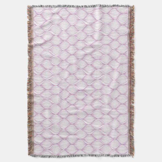 Lila Ogestreifen-Muster Decke (Vorderseite Vertikal)