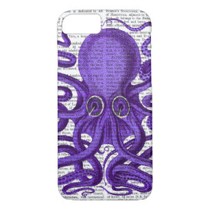 Lila Oktopus iPhone 8/7 Hülle
