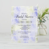 Lila Olivenöl Abstrakt Einladung (Stehend Vorderseite)