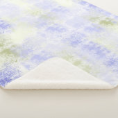 Lila Olivenöl Abstrakt Sherpadecke (3/4)