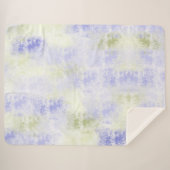 Lila Olivenöl Abstrakt Sherpadecke (Vorderseite (Horizontal))