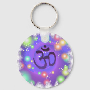 lila OM Schlüsselanhänger