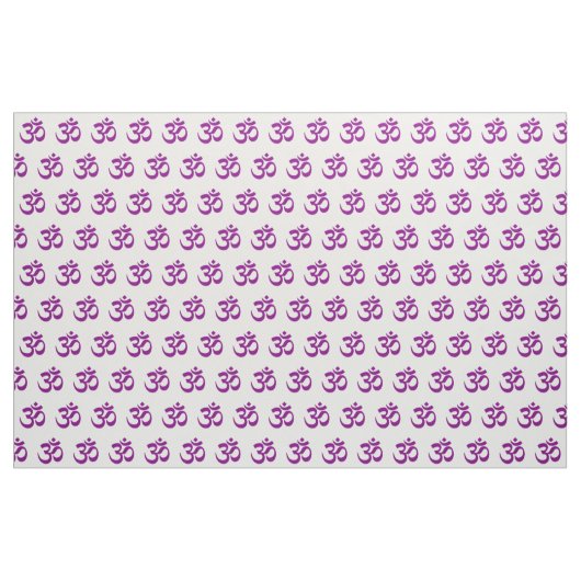Lila Om-Symbol Stoff (Fat Quarter (45,7 x 55,9 cm))