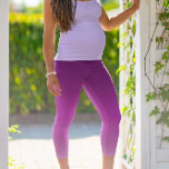 Lila Ombre Capri Leggings<br><div class="desc">Leggings im lila Ober-Capri-Stil</div>