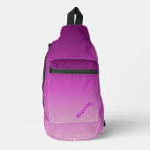 Lila Ombre Crossbody Bag (Vorderseite)