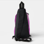 Lila Ombre Crossbody Bag (Rückseite)
