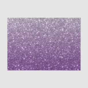 Lila Ombre Glitzer Look Tissue Paper Seidenpapier