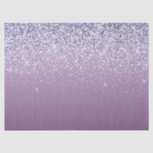 Lila Ombre-Glitzer Seidenpapier