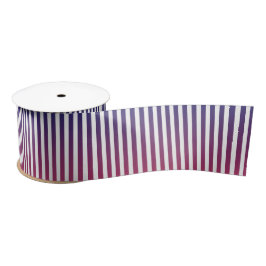 Lila Ombre Gradient Stripe Muster Satinband
