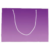 Lila Ombre Große Geschenktüte (Rückseite)