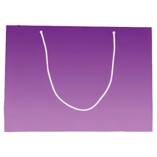 Lila Ombre Große Geschenktüte (Rückseite)