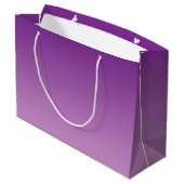 Lila Ombre Große Geschenktüte (Rückseite Schrägansicht)