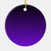 Lila Ombre Keramikornament (Vorne)