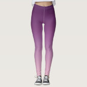 Lila Ombré Leggings (Vorderseite)