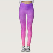 Lila Ombre Leggings (Vorderseite)