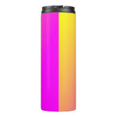 Lila Ombre-Lehrer-Geschenkfox Thermosbecher (Rückseite)