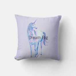 Lila Ombre Magical Unicorn Kissen