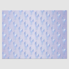 Lila Ombre Magical Unicorn Seidenpapier