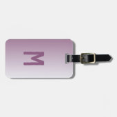 lila ombre - modern gepäckanhänger (Vorderseite horizontal)