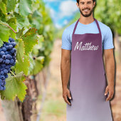 lila ombre - personalisierte Schürze