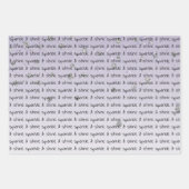 Lila Ombre Silver Confetti Geschenkpapier Set (Vorderseite)