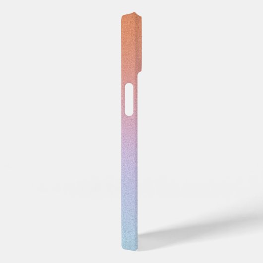 Lila Ombre Sky Personalisiert Initial Monogram Case-Mate iPhone Hülle (Rückseite / Rechts)