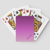 Lila Ombre Spielkarten (Rückseite)