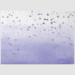 Lila Ombre Stars Seidenpapier