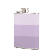 Lila Ombre Streifen Flachmann (Links)