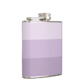 Lila Ombre Streifen Flachmann (Rechts)