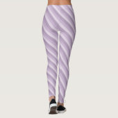 Lila Ombre Streifen Leggings (Rückseite)