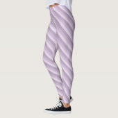 Lila Ombre Streifen Leggings (Links)