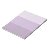 Lila Ombre Streifen Notizblock (Rotiert)